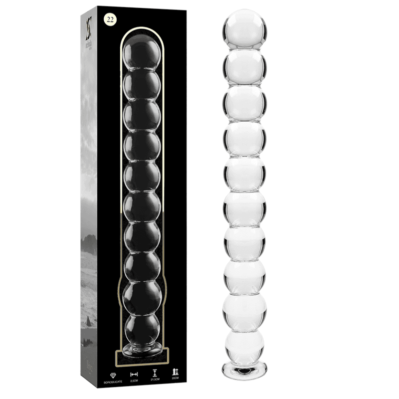 NEBULA SERIES BY IBIZA - MODELO 22 DILDO CRISTAL 21.5 CM -O- 2.5 CM 3