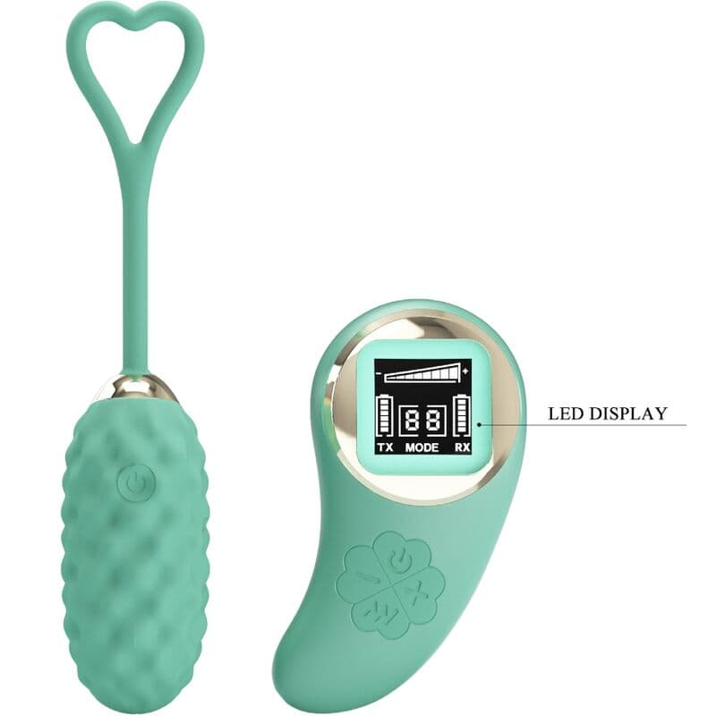PRETTY LOVE - VIVIAN GREEN REMOTE CONTROL VIBRATING EGG 3