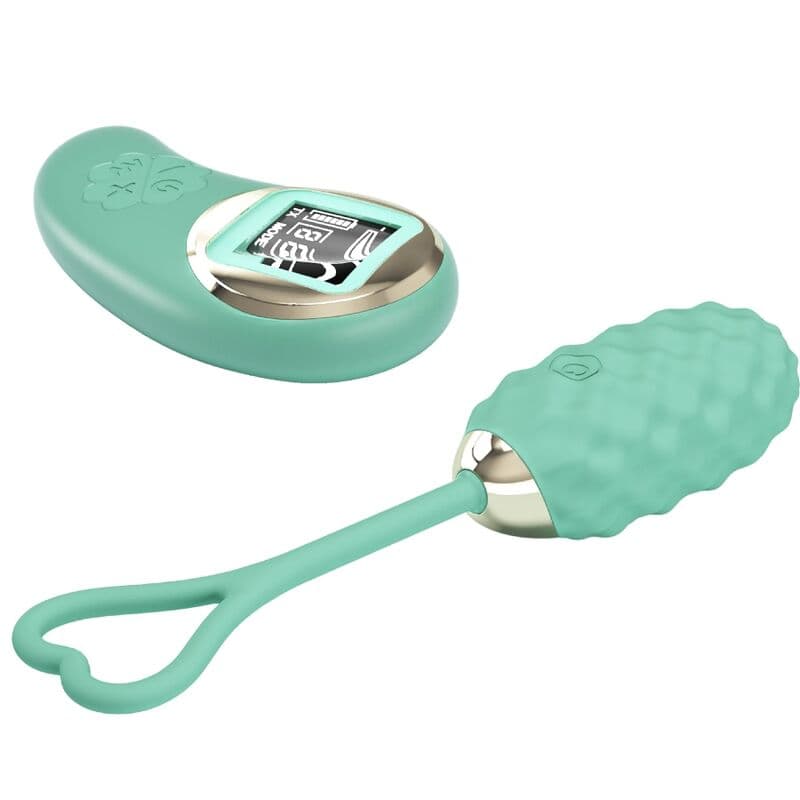 PRETTY LOVE - VIVIAN GREEN REMOTE CONTROL VIBRATING EGG 4