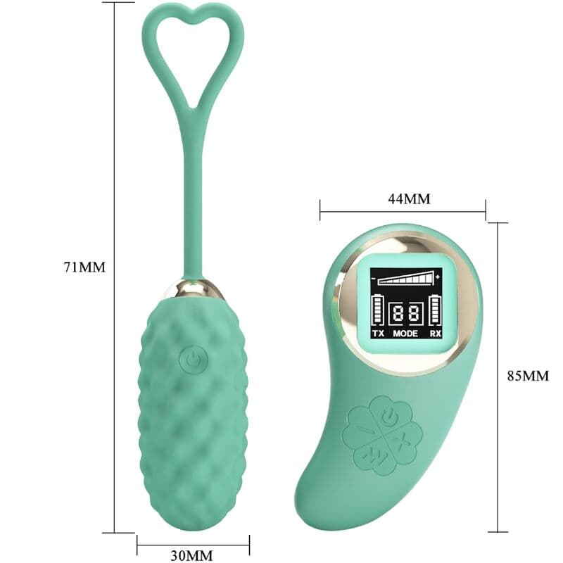 PRETTY LOVE - VIVIAN GREEN REMOTE CONTROL VIBRATING EGG 5