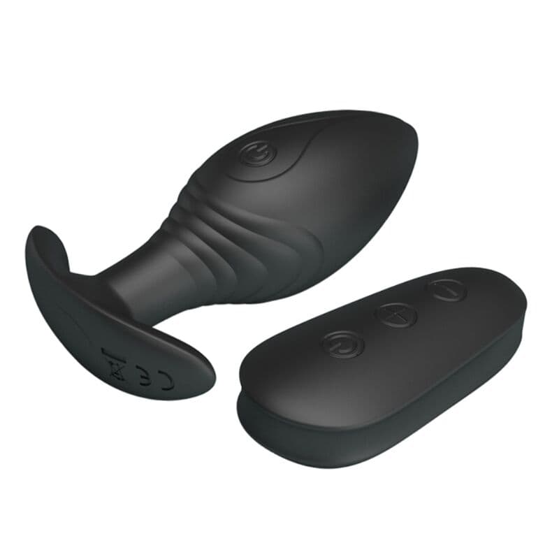 PRETTY LOVE - REGINA ANAL PLUG RECHARGEABLE VIBRATOR BLACK 5