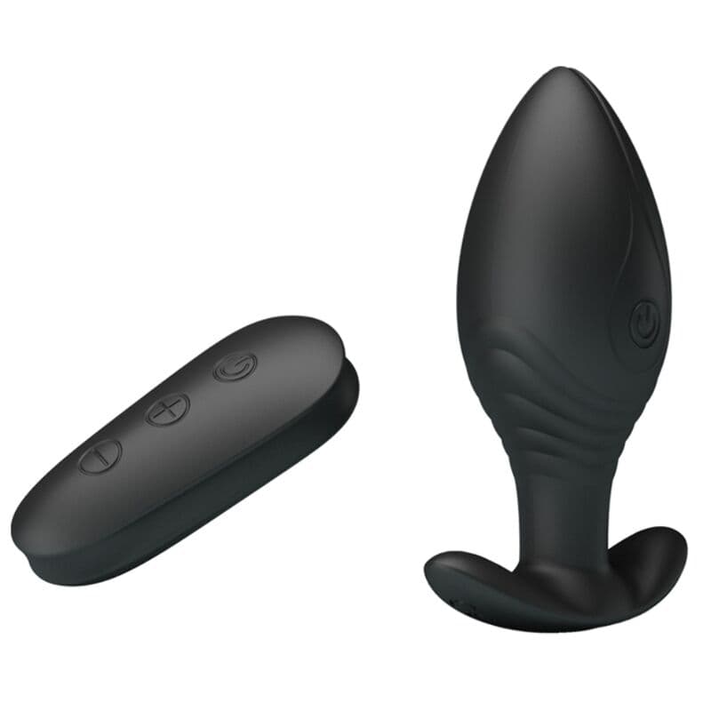 PRETTY LOVE - REGINA ANAL PLUG RECHARGEABLE VIBRATOR BLACK 3
