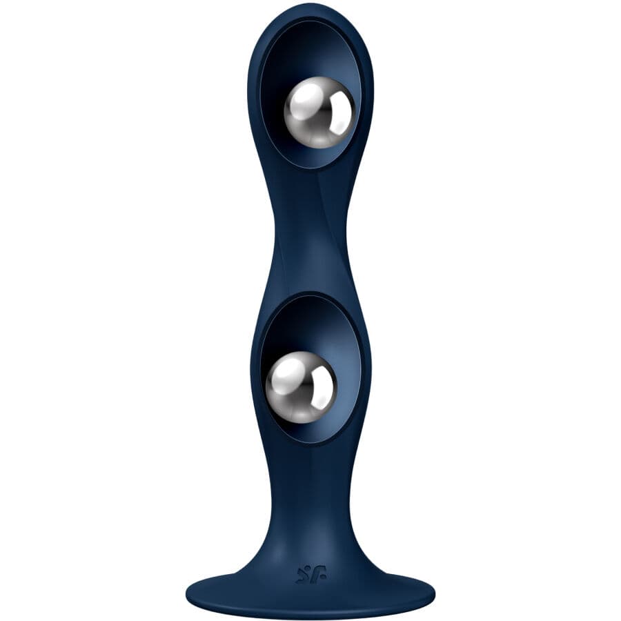 SATISFYER - DOUBLE BALL-R DILDO SILICONA 4