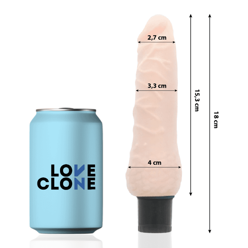 LOVECLONE - SVEN SELF LUBRICATION VIBRATOR 18.5 CM -O- 3.3 CM 2