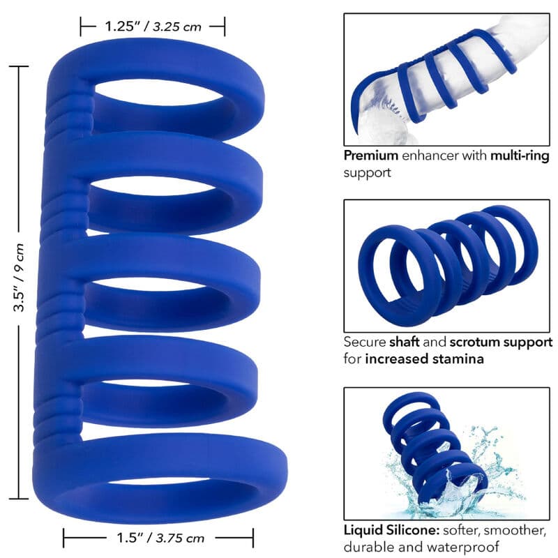 CALEXOTICS - ADMIRAL XTREME CAGE BLUE 4