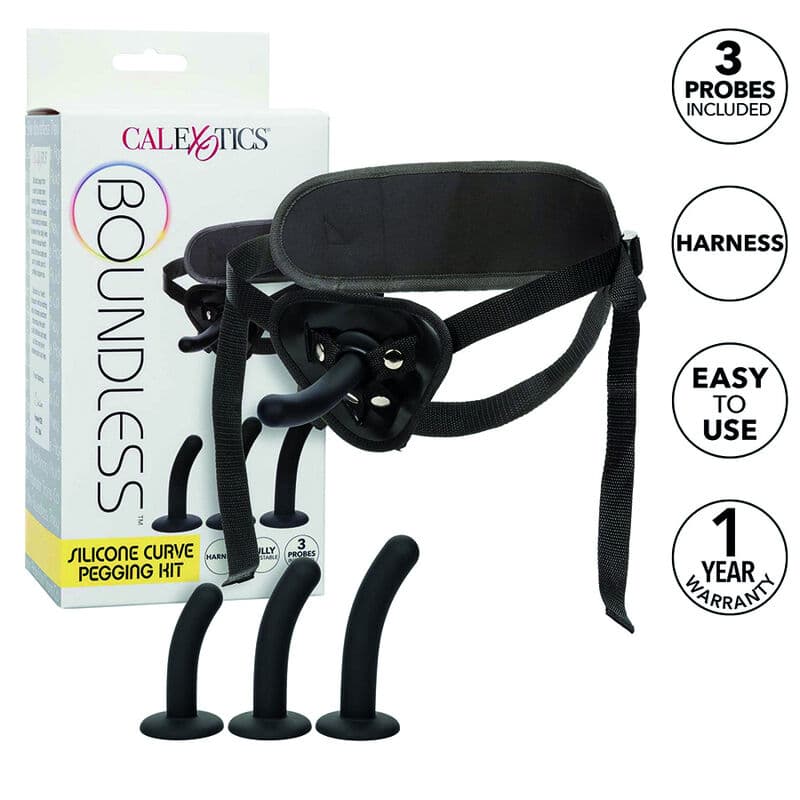CALEXOTICS - BOUNDLESS SILICONE CURVE PEGGING KIT 2