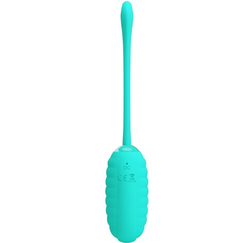 PRETTY LOVE - KIRK RECHARGEABLE VIBRATING EGG AQUA GREEN 3