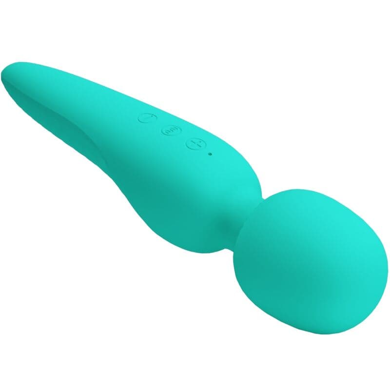PRETTY LOVE - MEREDITH MASSAGER 12 VIBRATION MODES AQUA GREEN 5