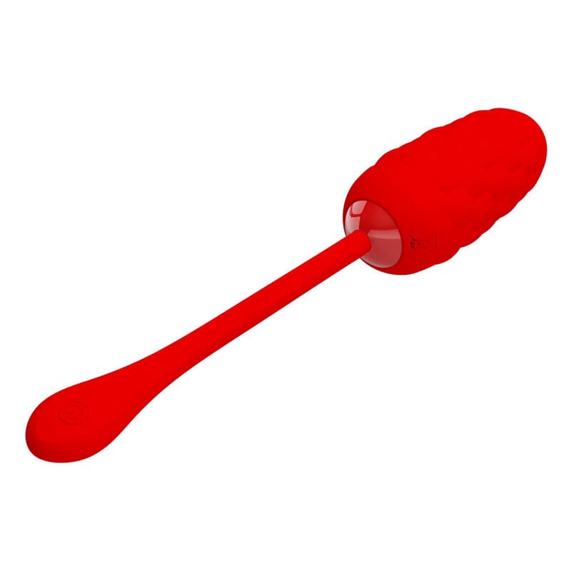 PRETTY LOVE - VIBRATING EGG WITH RED RECHARGEABLE MARINE TEXTURE 3