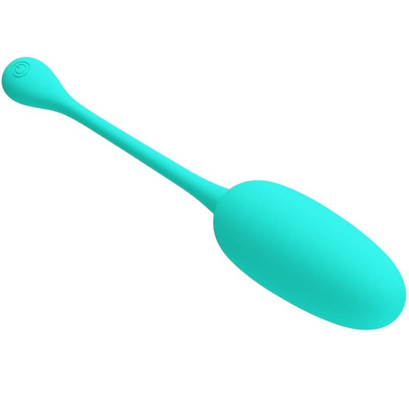 PRETTY LOVE - KNUCKER WATER GREEN RECHARGEABLE VIBRATING EGG 2