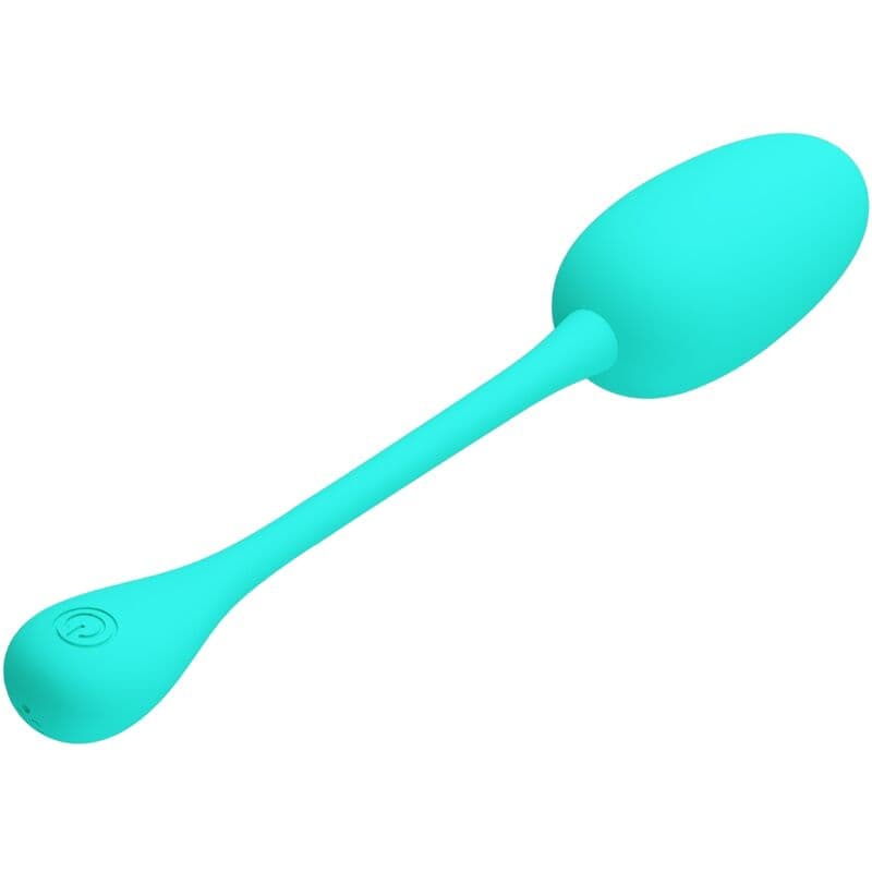 PRETTY LOVE - KNUCKER WATER GREEN RECHARGEABLE VIBRATING EGG 3
