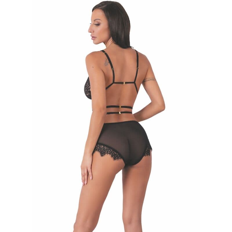 LIVCO CORSETTI FASHION - DREZNA LC 90733 SUJETADOR + PANTY NEGRO 4