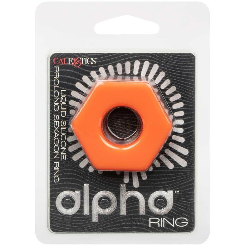 CALEXOTICS - ALPHA PROLONG SEXAGON RING ORANGE 3