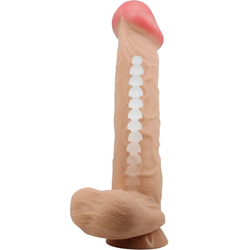 PRETTY LOVE - SLIDING SKIN SERIES REALISTIC DILDO WITH SLIDING SKIN SUCTION CUP FLESH 26 CM 5