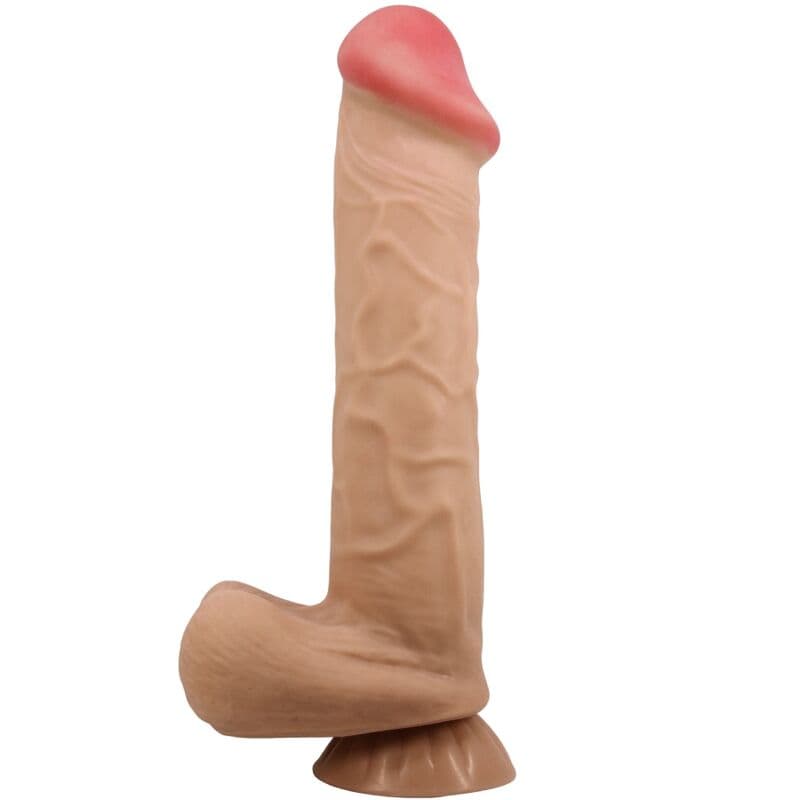 PRETTY LOVE - SLIDING SKIN SERIES REALISTIC DILDO WITH SLIDING SKIN SUCTION CUP FLESH 26 CM 3