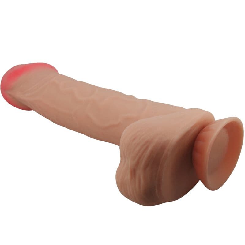 PRETTY LOVE - SLIDING SKIN SERIES REALISTIC DILDO WITH SLIDING SKIN SUCTION CUP FLESH 26 CM 2