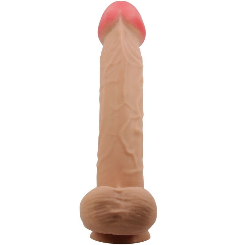PRETTY LOVE - SLIDING SKIN SERIES REALISTIC DILDO WITH SLIDING SKIN SUCTION CUP FLESH 26 CM 4