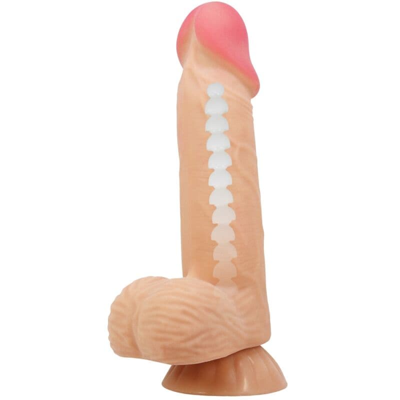 PRETTY LOVE - SLIDING SKIN SERIES REALISTIC DILDO WITH SLIDING SKIN SUCTION CUP 20.6 CM 5