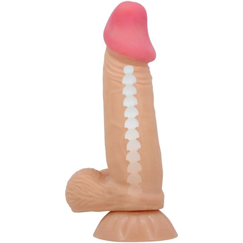 PRETTY LOVE - SLIDING SKIN SERIES REALISTIC DILDO WITH SLIDING SKIN SUCTION CUP 19.4 CM 5