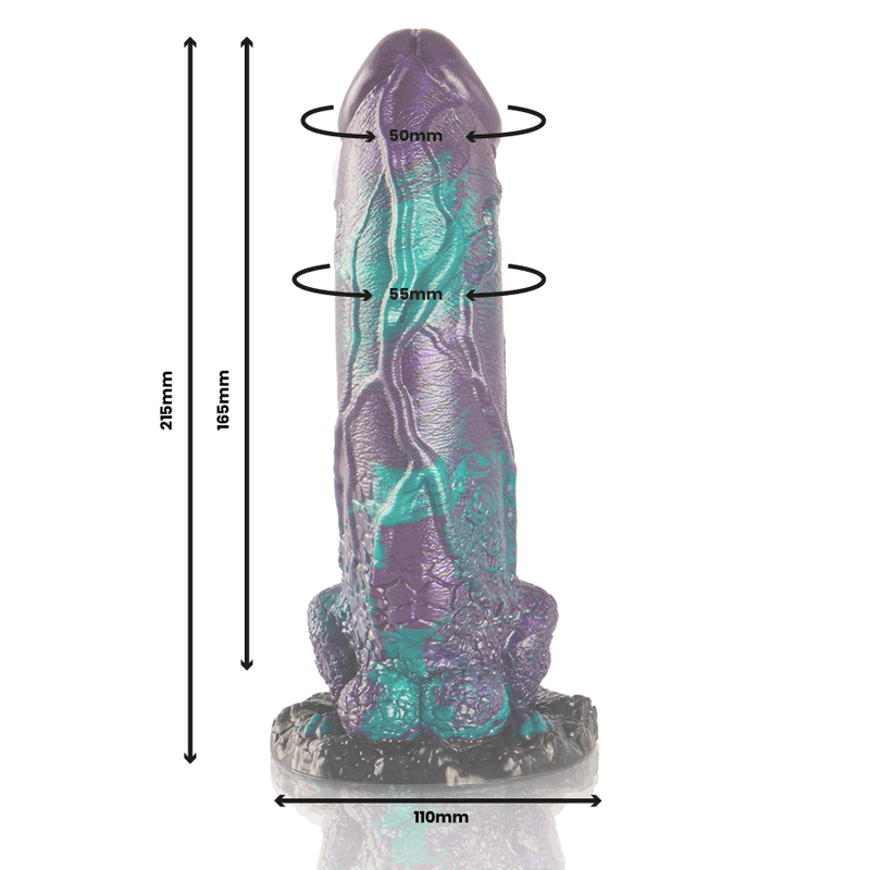 EPIC - BASILISK DILDO DOUBLE SCALY PLEASURE BIG SIZE 3