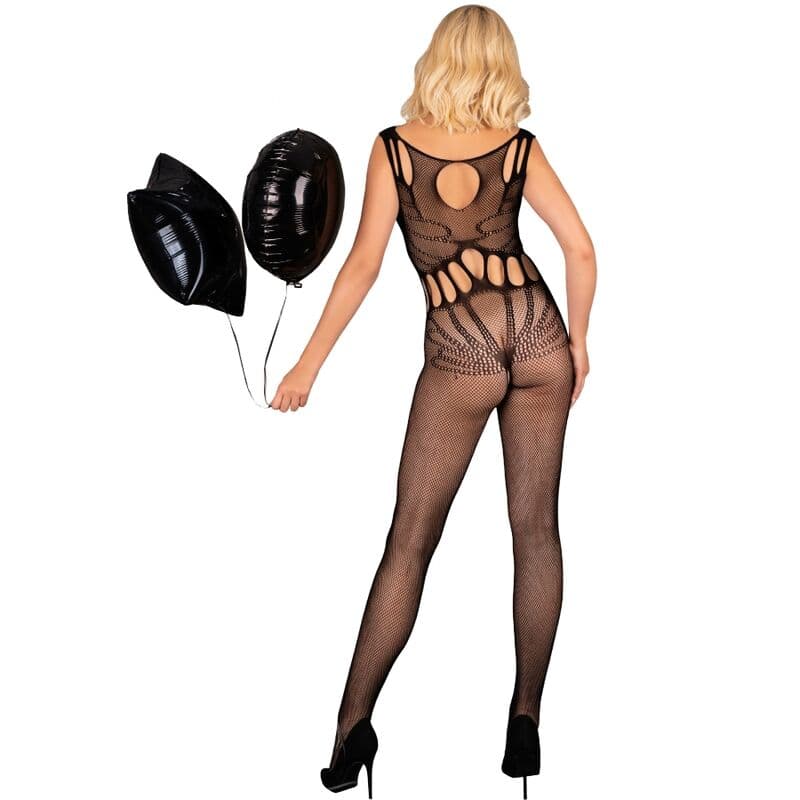 LIVCO CORSETTI FASHION - AMAHIL BODYSTOCKING CROTCHLESS BLACK ONE SIZE 2