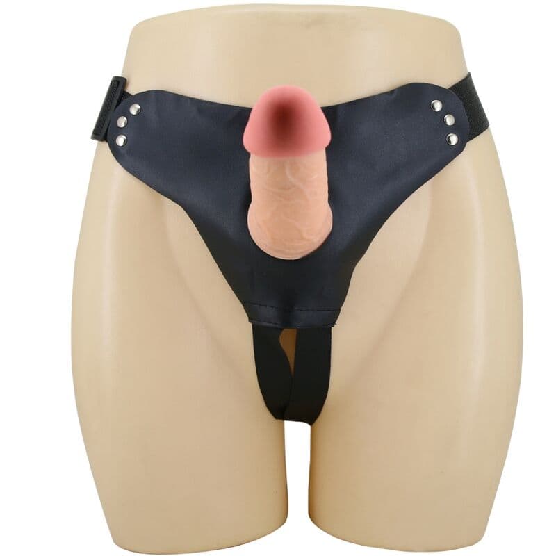PRETTY LOVE - MAVIS HARNESS UNIVERSAL BRIEFS WITH DILDO 19 CM NATURAL 3