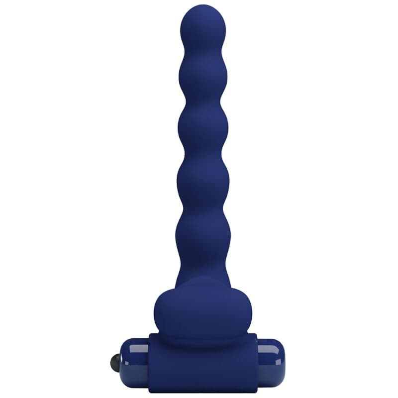 PRETTY LOVE - AJMAL VIBRATING RING WITH PLUG BLUE 4