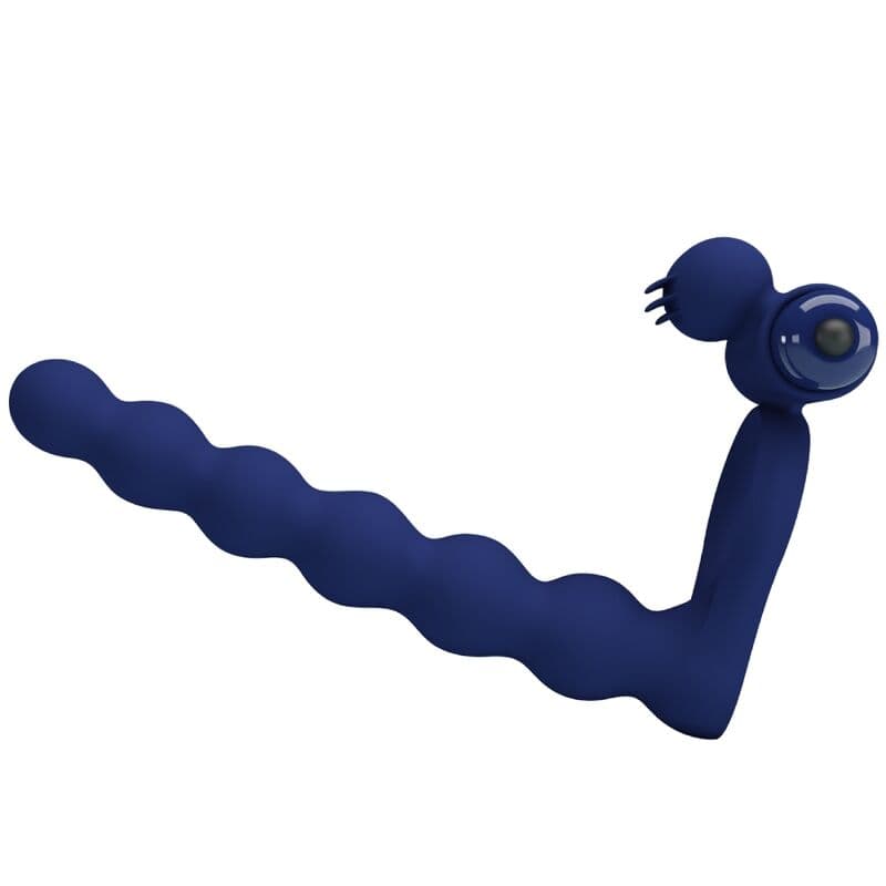 PRETTY LOVE - AJMAL VIBRATING RING WITH PLUG BLUE 2