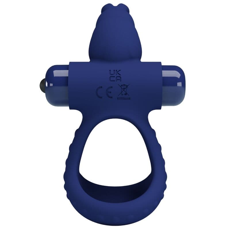 PRETTY LOVE - LUCHITO DOUBLE VIBRATING RING RABBIT BLUE 4