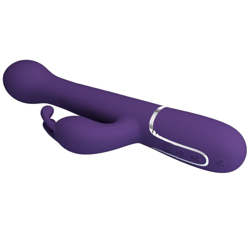 PRETTY LOVE - DEJON RABBIT VIBRATOR 3 IN 1 MULTIFUNCTION PURPLE 5