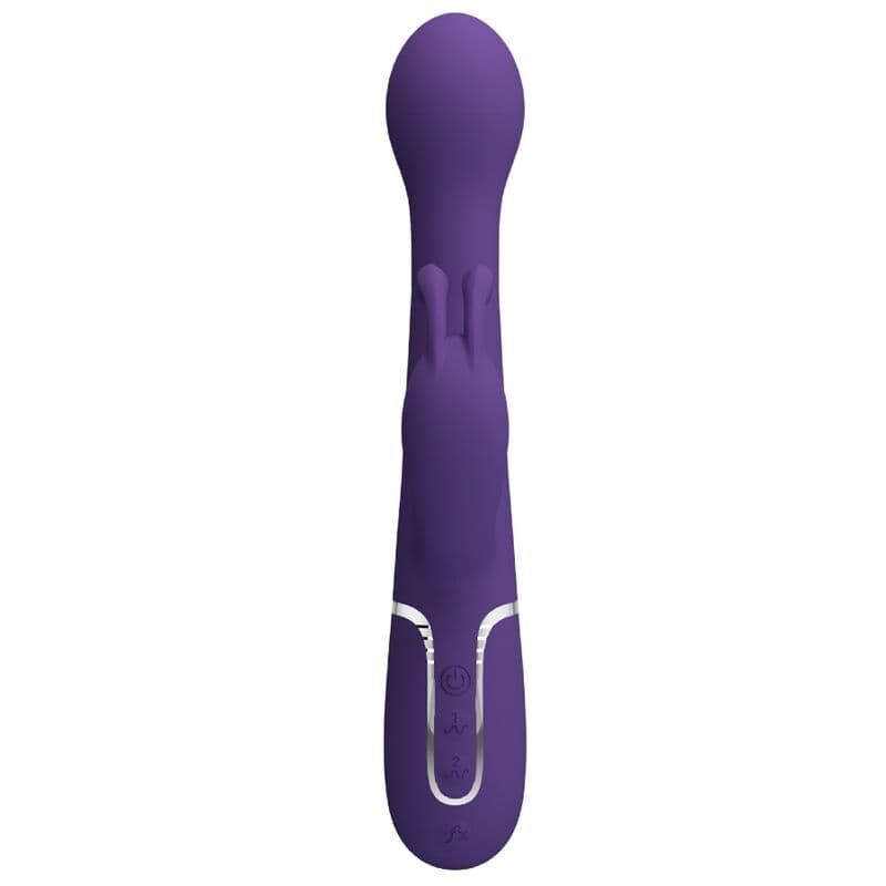 PRETTY LOVE - DEJON RABBIT VIBRATOR 3 IN 1 MULTIFUNCTION PURPLE 3