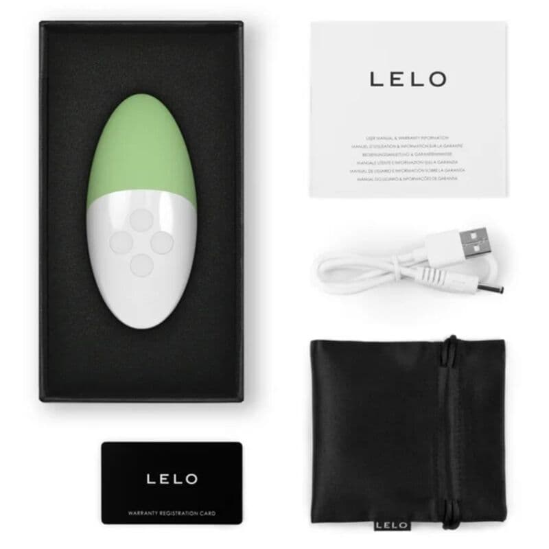 LELO - SIRI 3 CLITORIS MASSAGER PISTACHIO CREAM 3