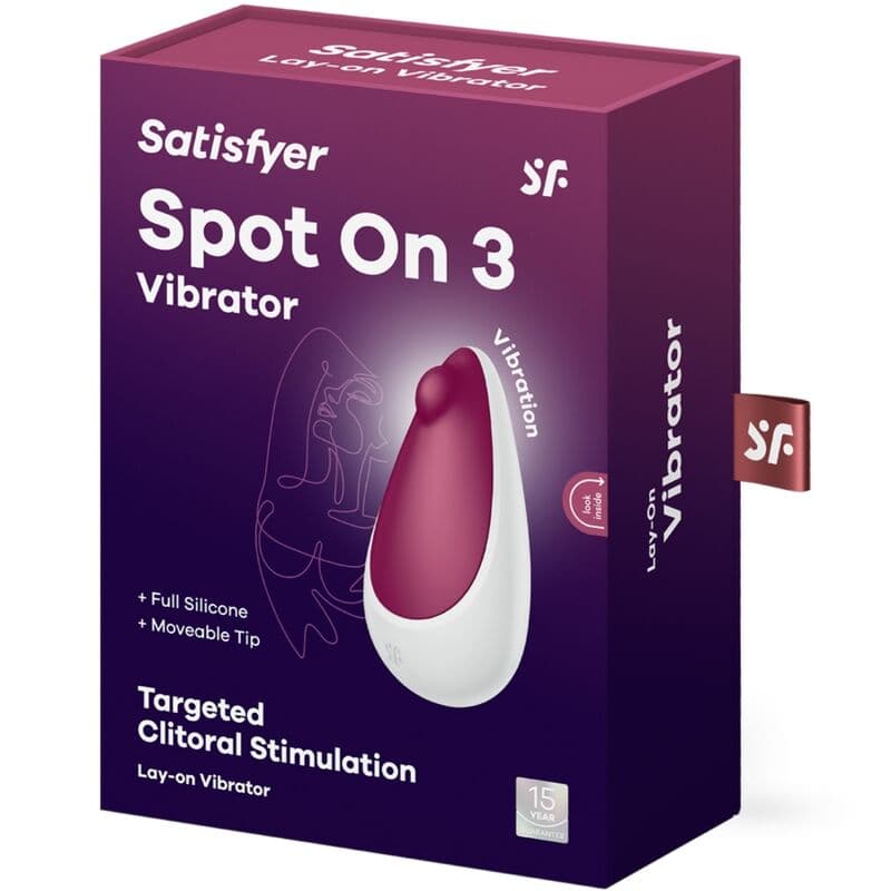 SATISFYER - SPOT ON 3 CLITORIS STIMULATOR BERRY 5