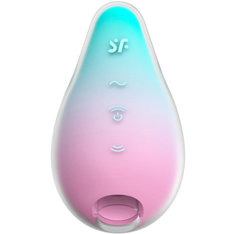 SATISFYER - MERMAID VIBES STIMULATOR & VIBRATOR MINT AND PINK 2