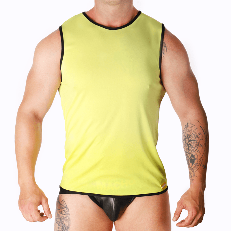 MACHO - YELLOW T-SHIRT L/XL