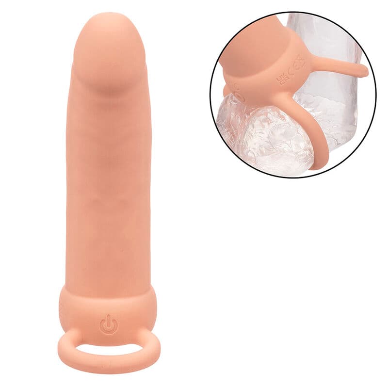 CALEXOTICS - MAXX THICK DUAL PENETRATOR 10 VIBRATIONS FLESH 4