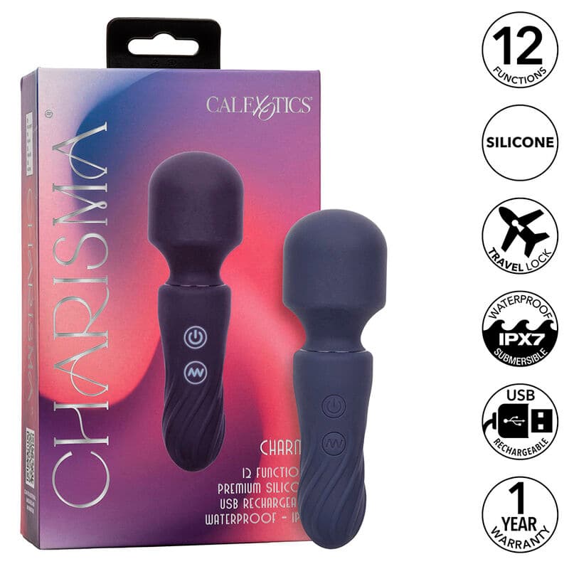 CALEXOTICS - CHARISMA CHARM MASSAGER 12 FUNCTIONS PURPLE 2