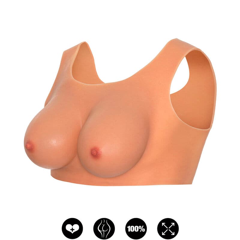 HIDDEN DESIRE - ALTER EGO WEARABLE BREAST TOP C-CUP FLESH 2