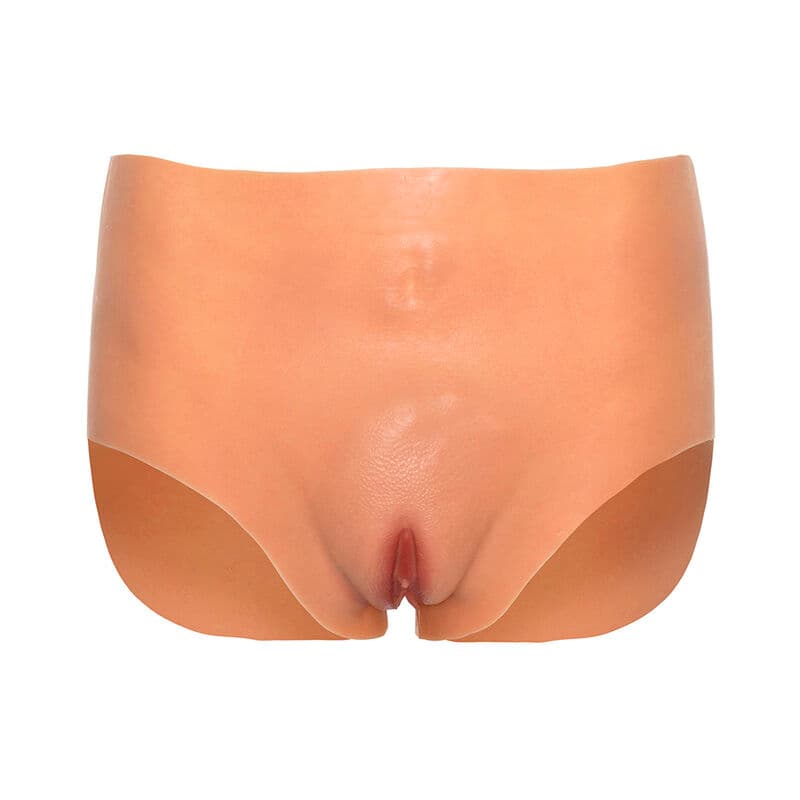 HIDDEN DESIRE - ALTER EGO OPEN VAGINA BRIEF HIGH WAIST FLESH 2