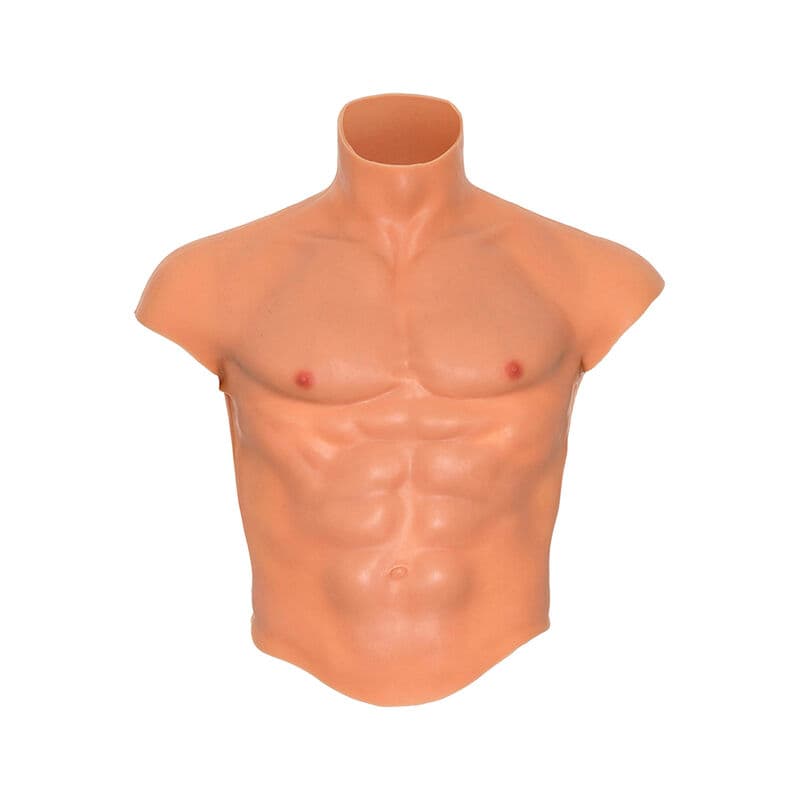 HIDDEN DESIRE - ALTER EGO SILICONE MALE TORSO SHIRT WITH ABS FLESH 2