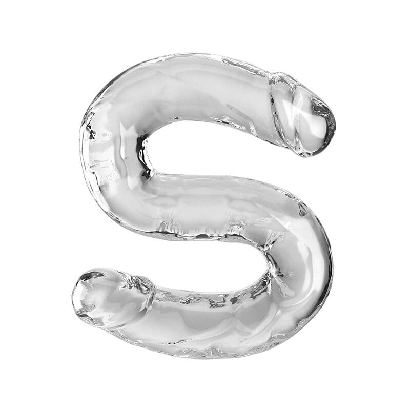 KING COCK - DOUBLE TROUBLE DOUBLE DILDO 46 CM CLEAR 2