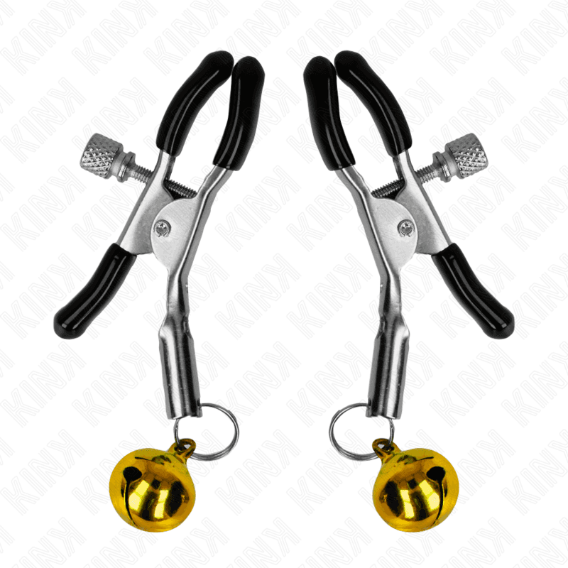 KINK - GOLD SINGLE BELL NIPPLE CLAMP 6 CM 2