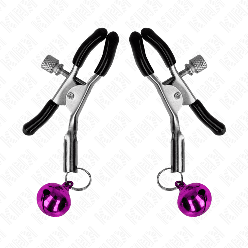 KINK - PURPLE SINGLE BELL NIPPLE CLAMP 6 CM 2
