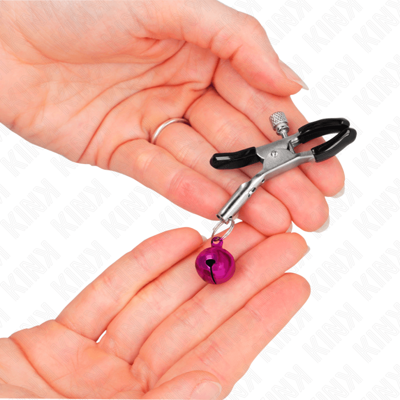KINK - PURPLE SINGLE BELL NIPPLE CLAMP 6 CM 5