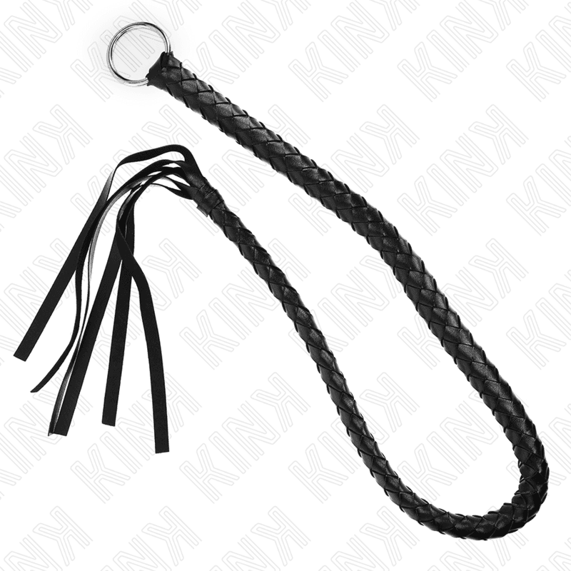 KINK - SNAKE WHIP WITH BLACK HAND RING 65 CM 2