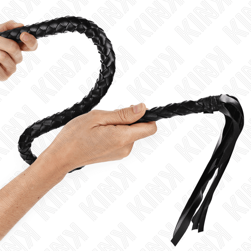 KINK - SNAKE WHIP WITH BLACK HAND RING 65 CM 5