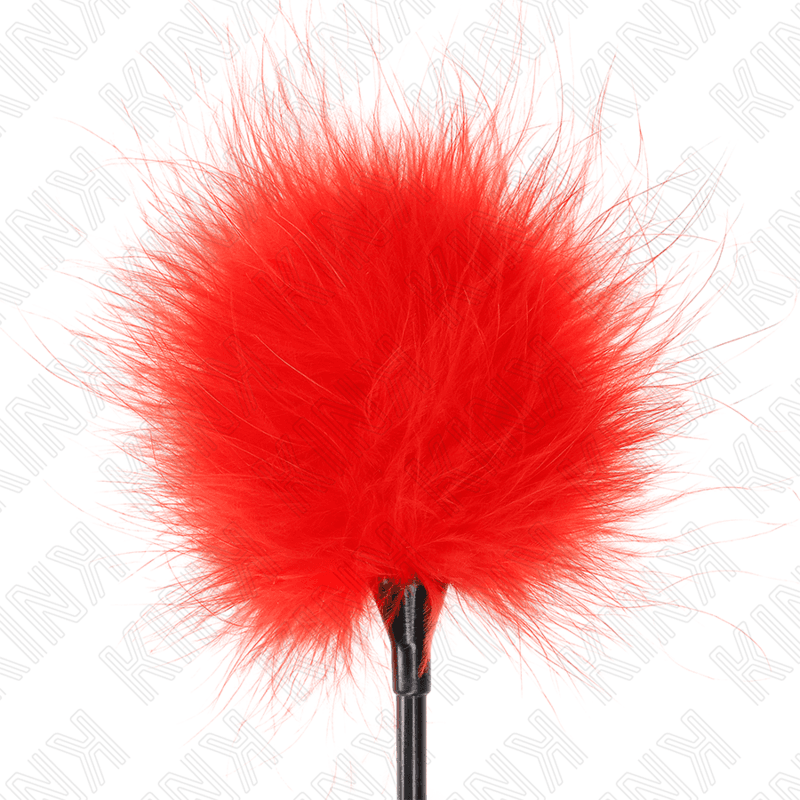 KINK - RED TICKLE FEATHERS USED FOR THE BONDAGE KIT 27 CM 5