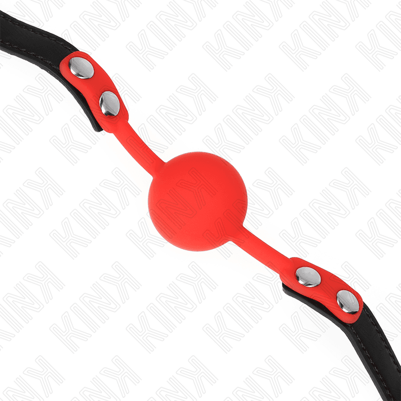 KINK - RED SILICONE BALL 4 CM GAG 60 x 2 CM 4