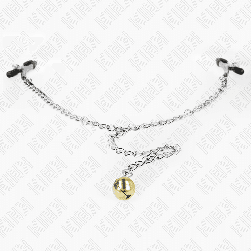 KINK - CHAIN NIPPLE CLAMPS WITH BELL 30 CM 5