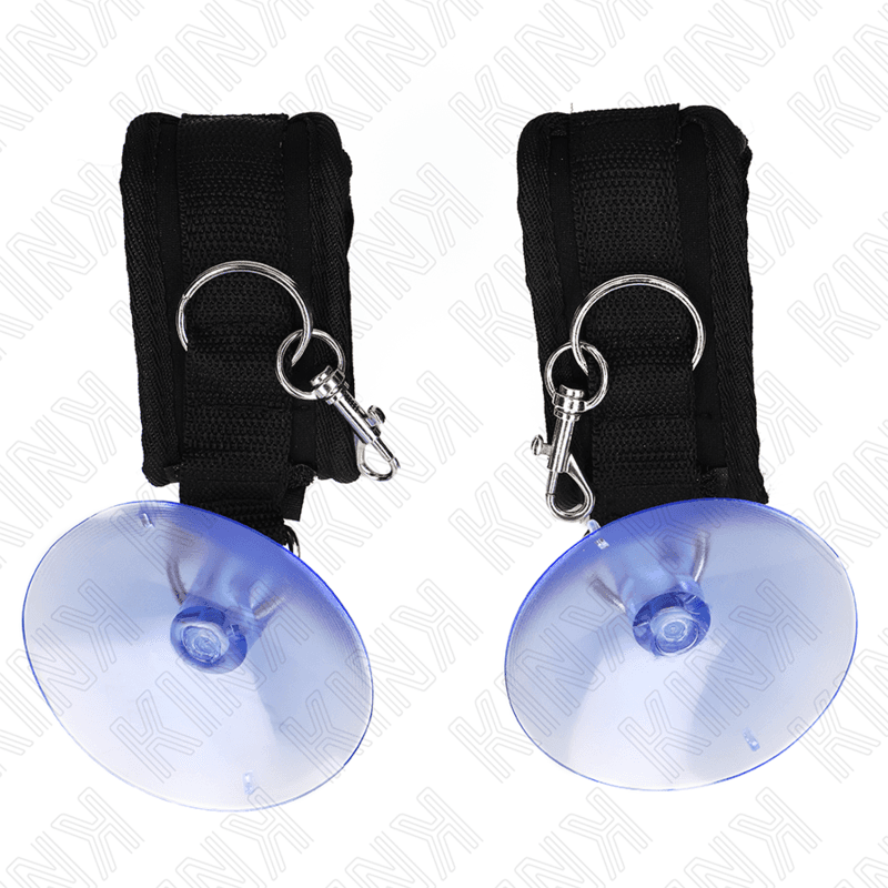 KINK - SUCTION CUP WRIST RESTRAINTS BLACK 29-40 CM X 5 CM 5